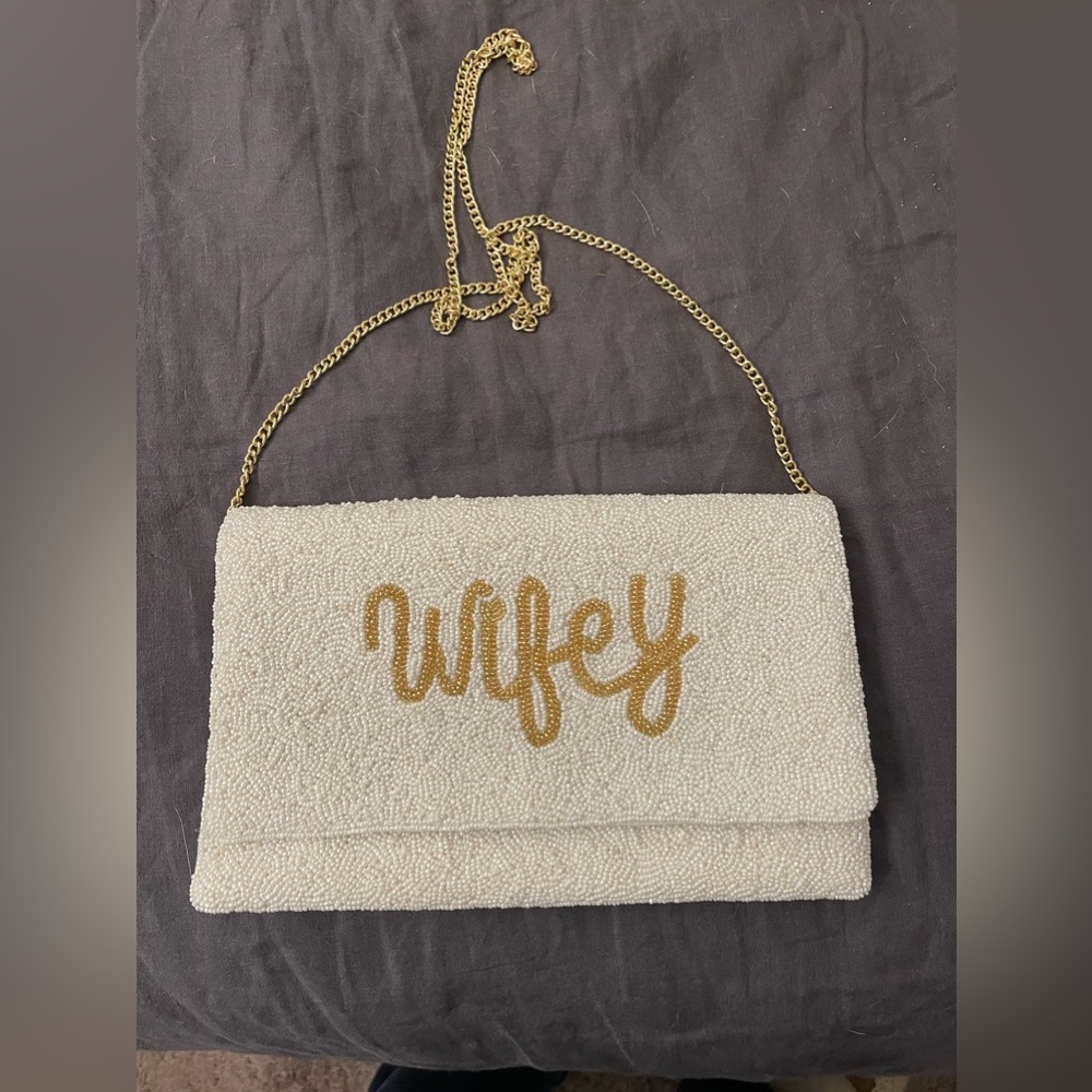 Wifey purse beaded